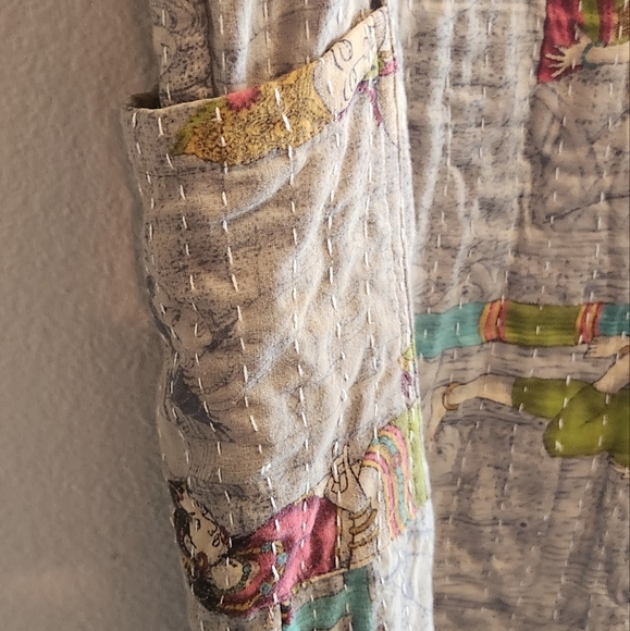 Handmade in India wide leg Overalls NWOT - Picture 4 of 11